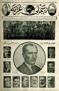 cumhuriyeti ilan eden Millet Meclisi erkânı